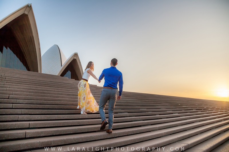Vacations | Jennifer and Josh | Sydney Opera House Vacation Photo Shoot