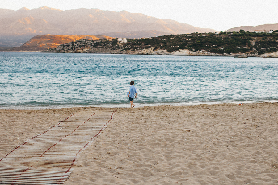 Family evening on Crete