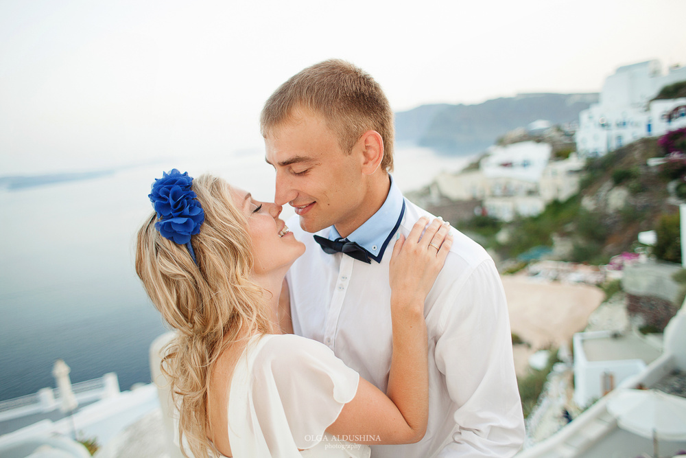 Alexey & Olga. Santorini