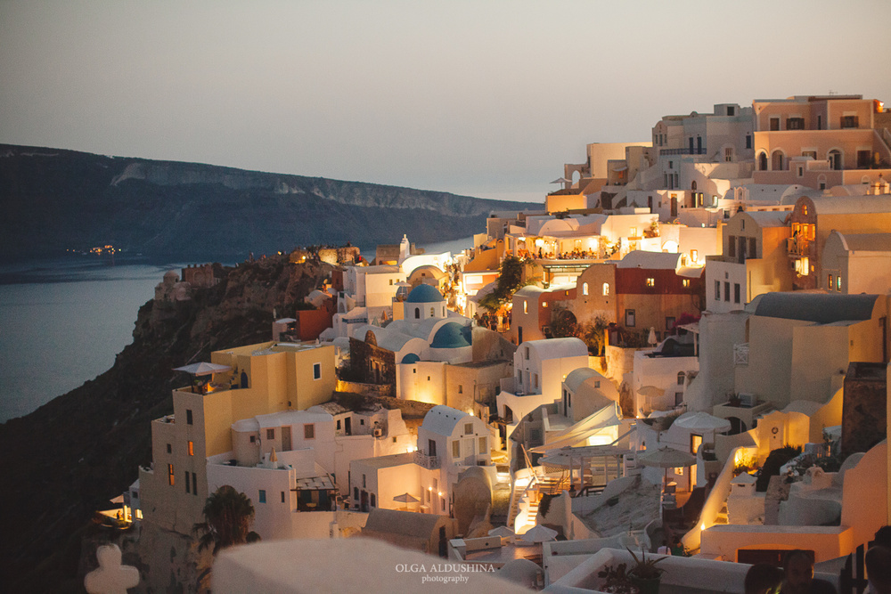 Alexey & Olga. Santorini