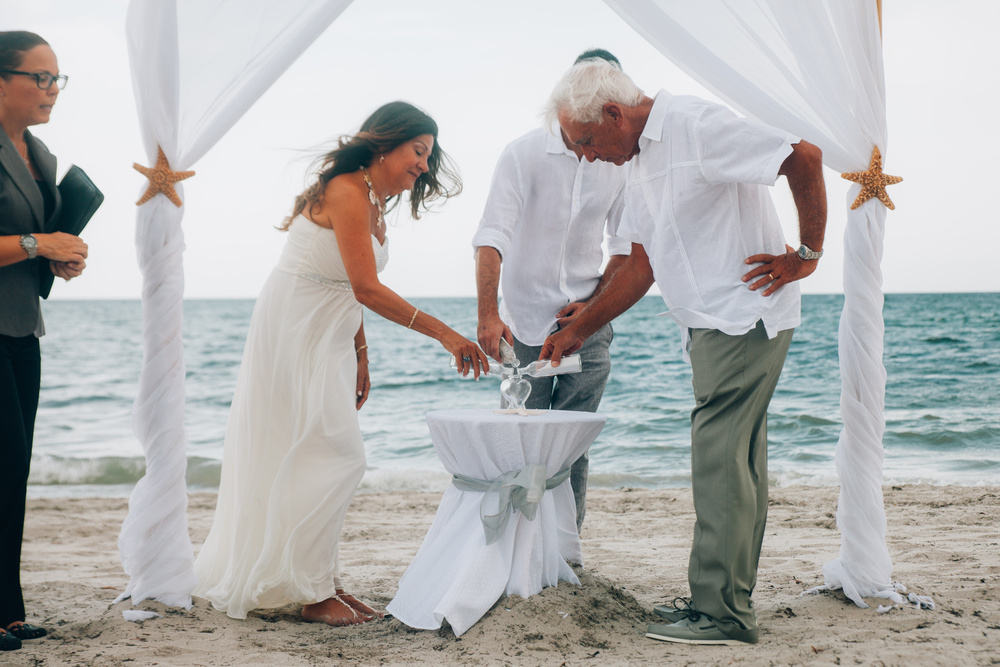 Robert and Elina beach wedding