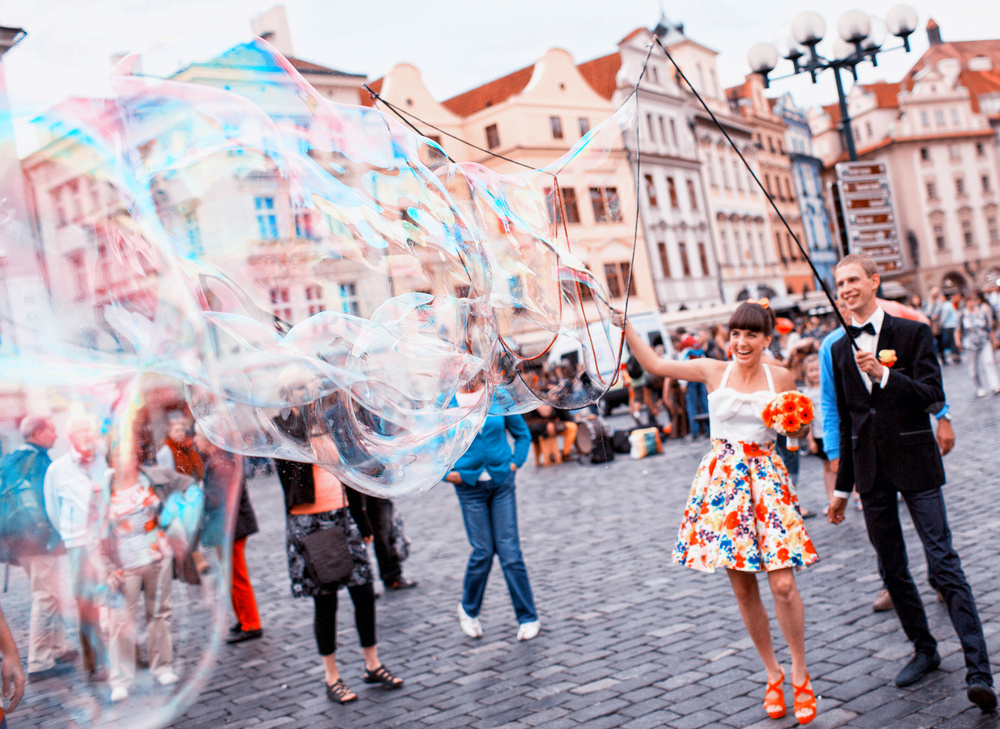 Prague, Staromestske radnice, Oksana&Denis