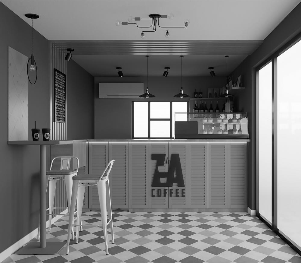 кофейня ZA COFFEE/Дизайн-проект и реализация/Самара/2020
