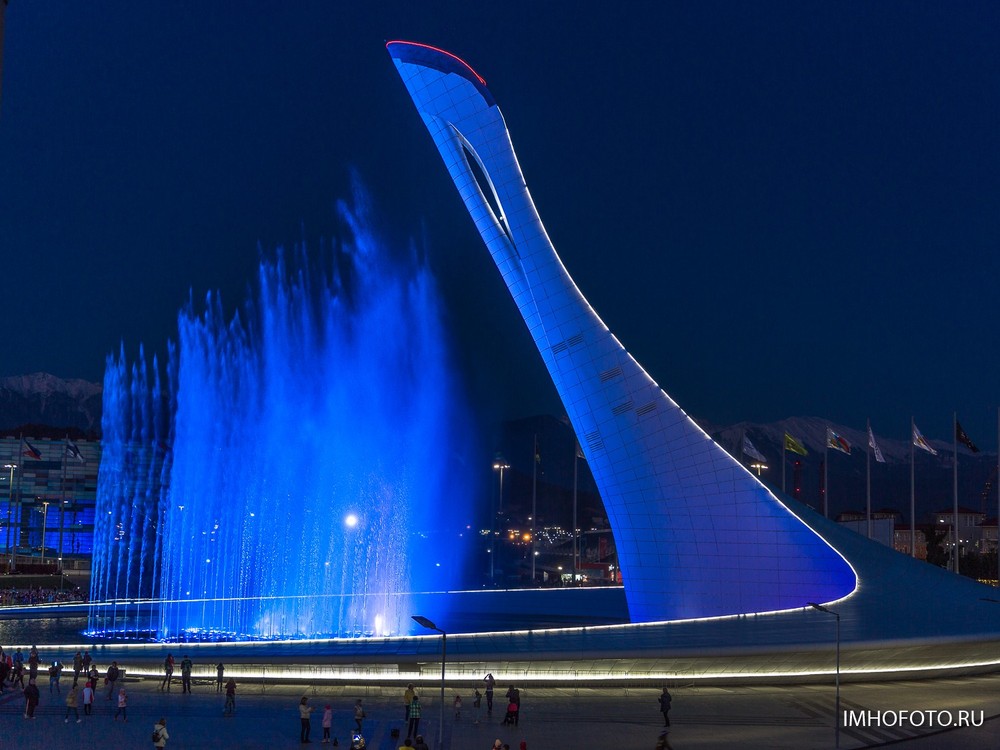 олимпийский фонтан сочи