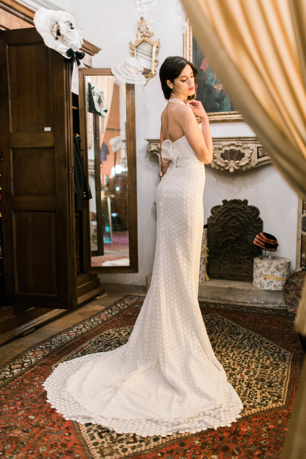 Antique shop styled shoot in Florence