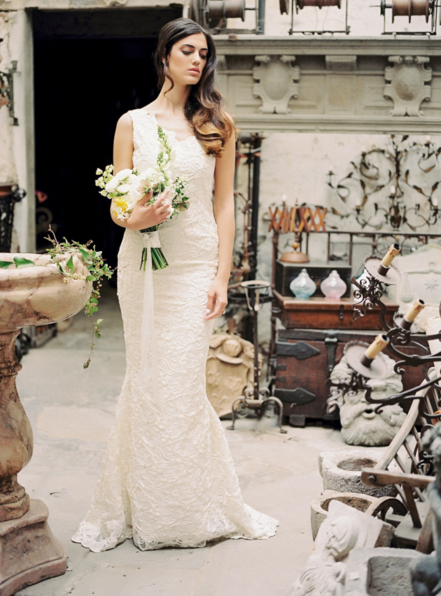 Antique shop styled shoot in Florence