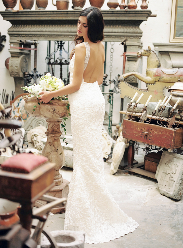 Antique shop styled shoot in Florence