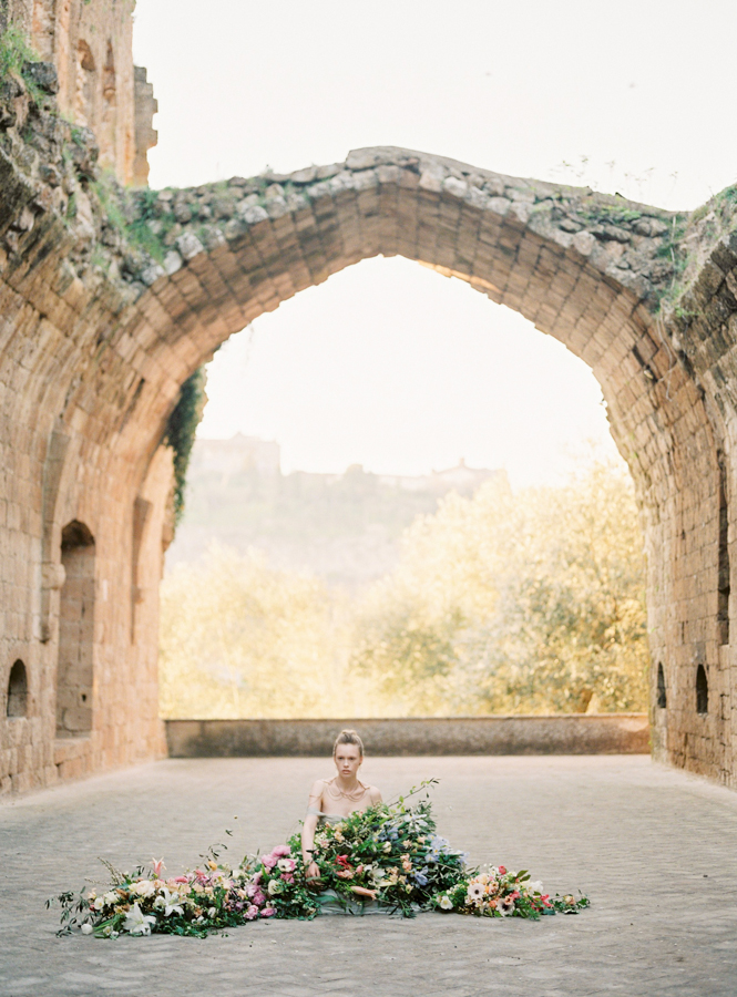 Bridal shoot in Orvieto