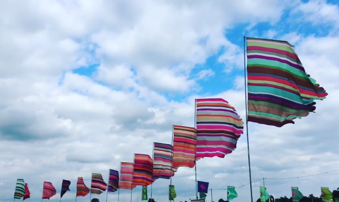фестивальные флаги 6 метров
