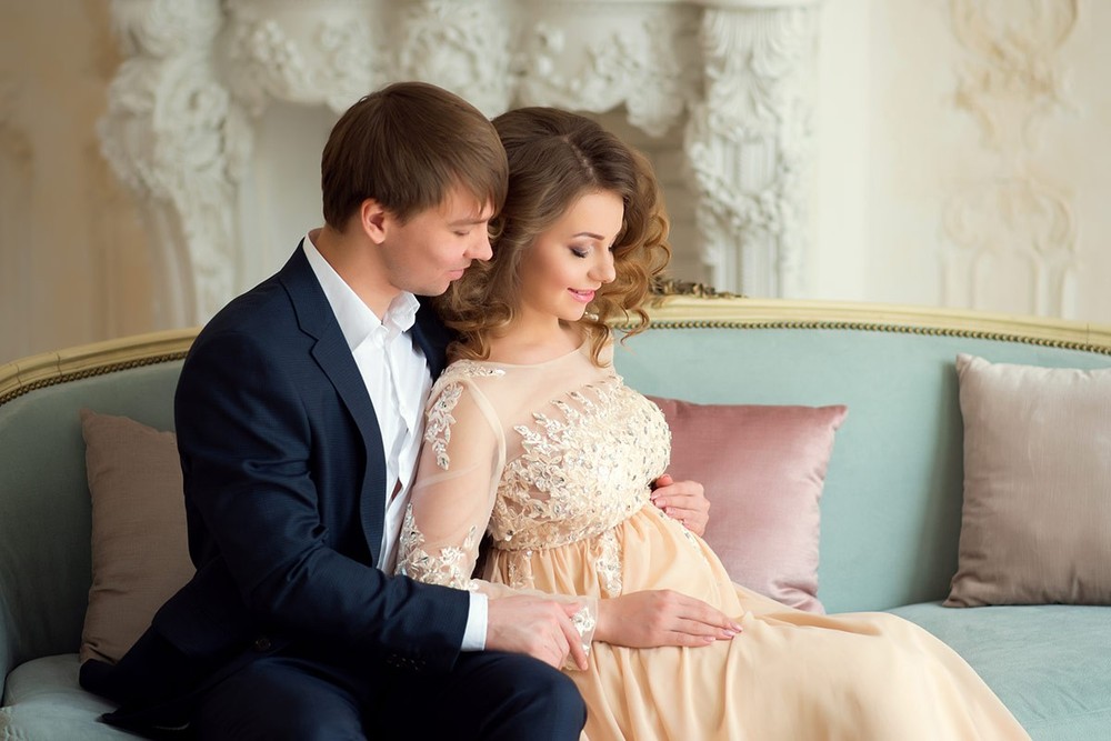 фотосессия беременности с мужем, аренда платья, красивые платья, фотограф москва