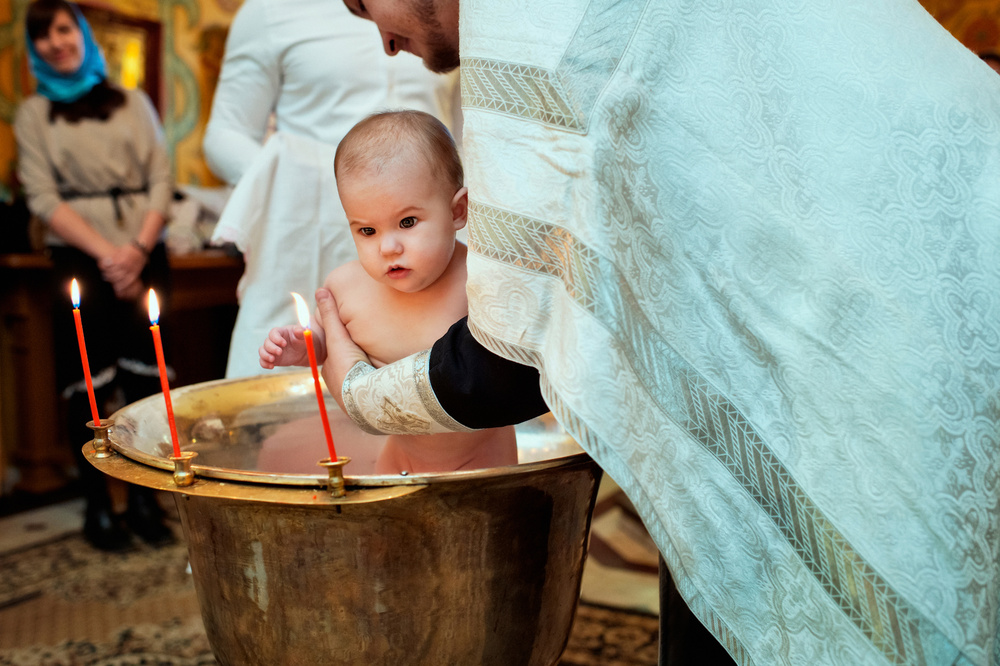 обряд крещения в православии
