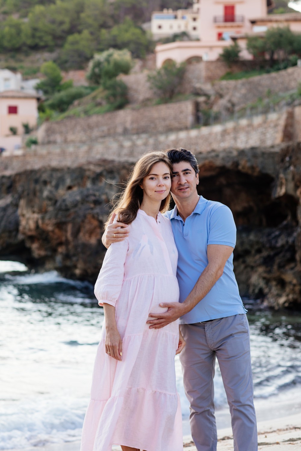 Pollenca, Baleares | Tatiana pregnant & Benjamin
