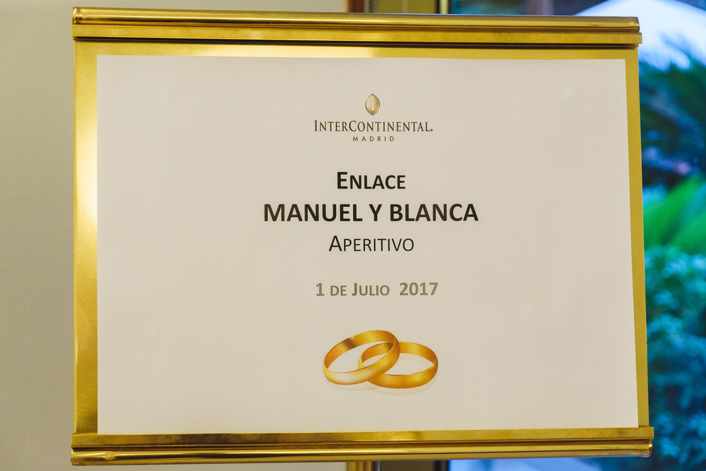 Boda Blanca y Manuel (Madrid, Hotel InterContinental)