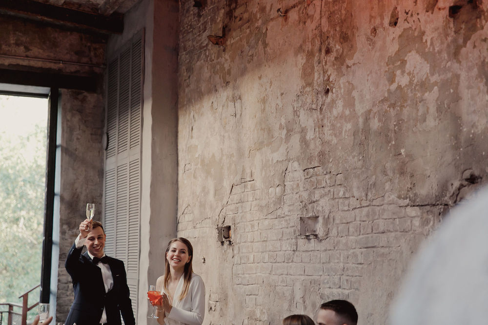 Даша и Артем | Свадьба в двухэтажном лофте