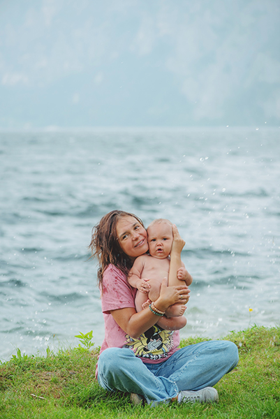 Fotoshooting in der Natur, Babyfotos