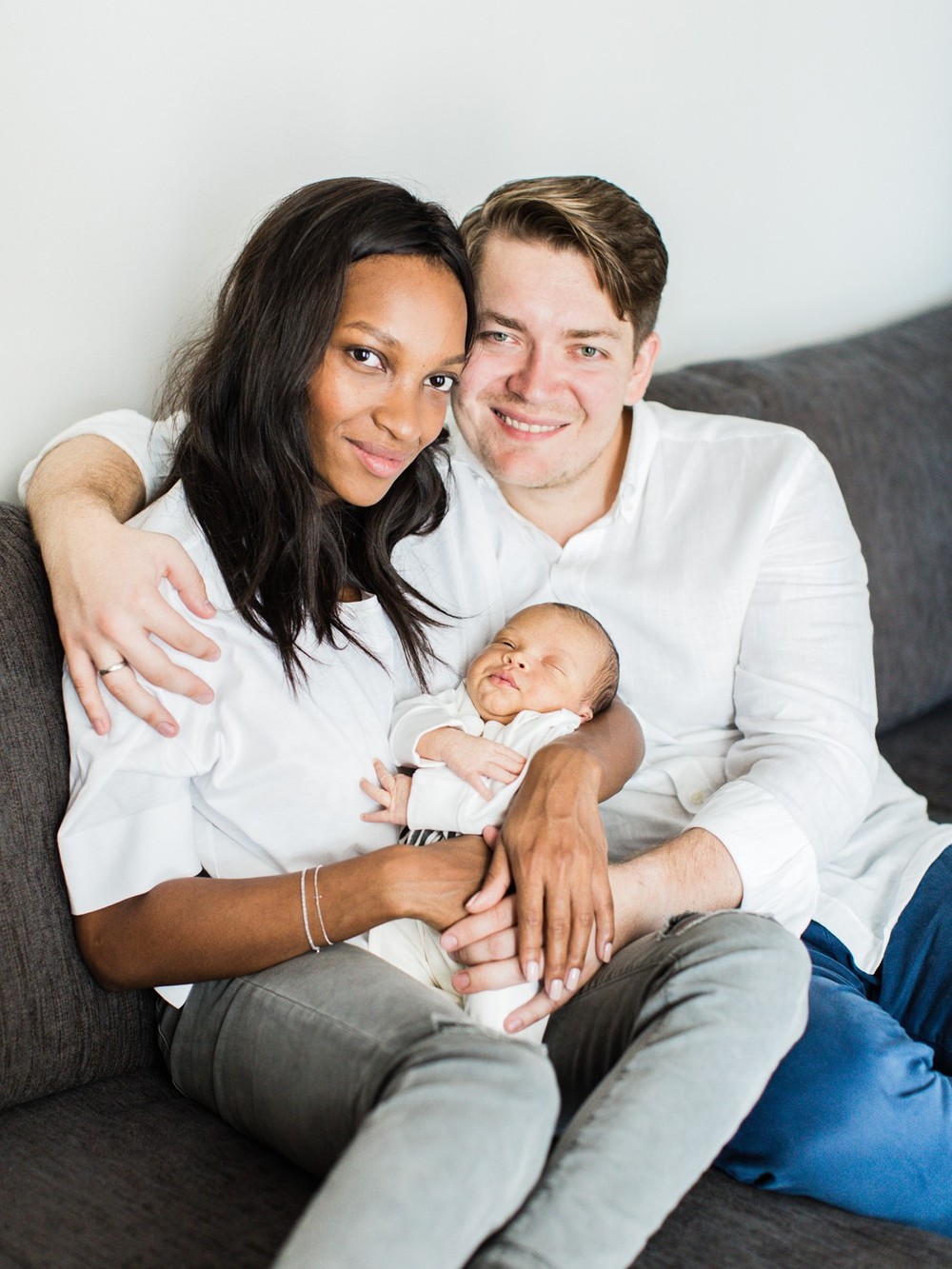 Lifestyle newborn session with little David