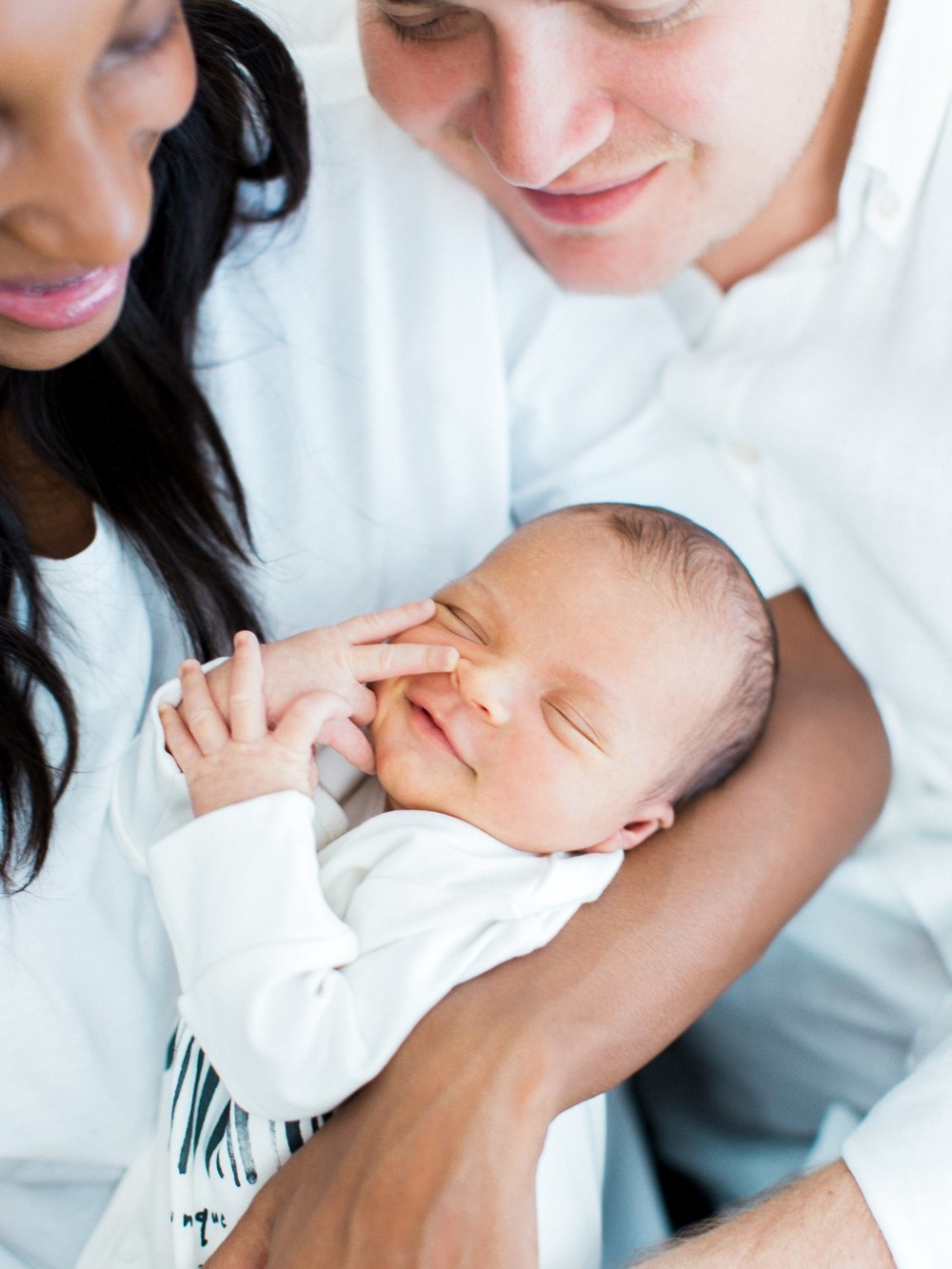 Lifestyle newborn session with little David