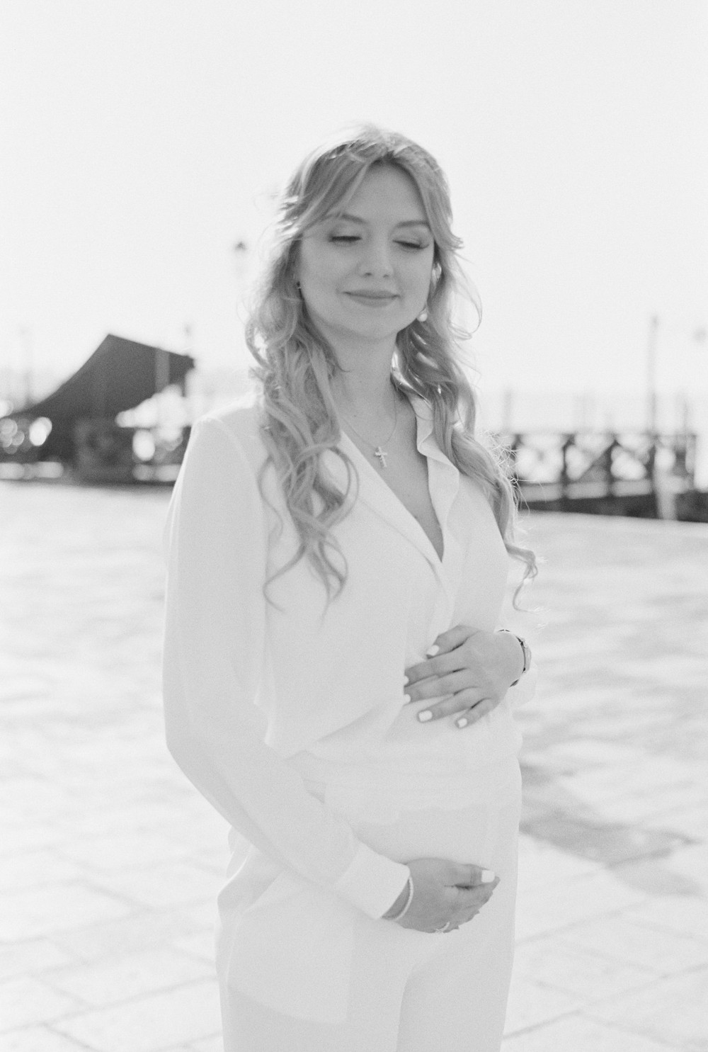 Venice maternity session with Anastasiya