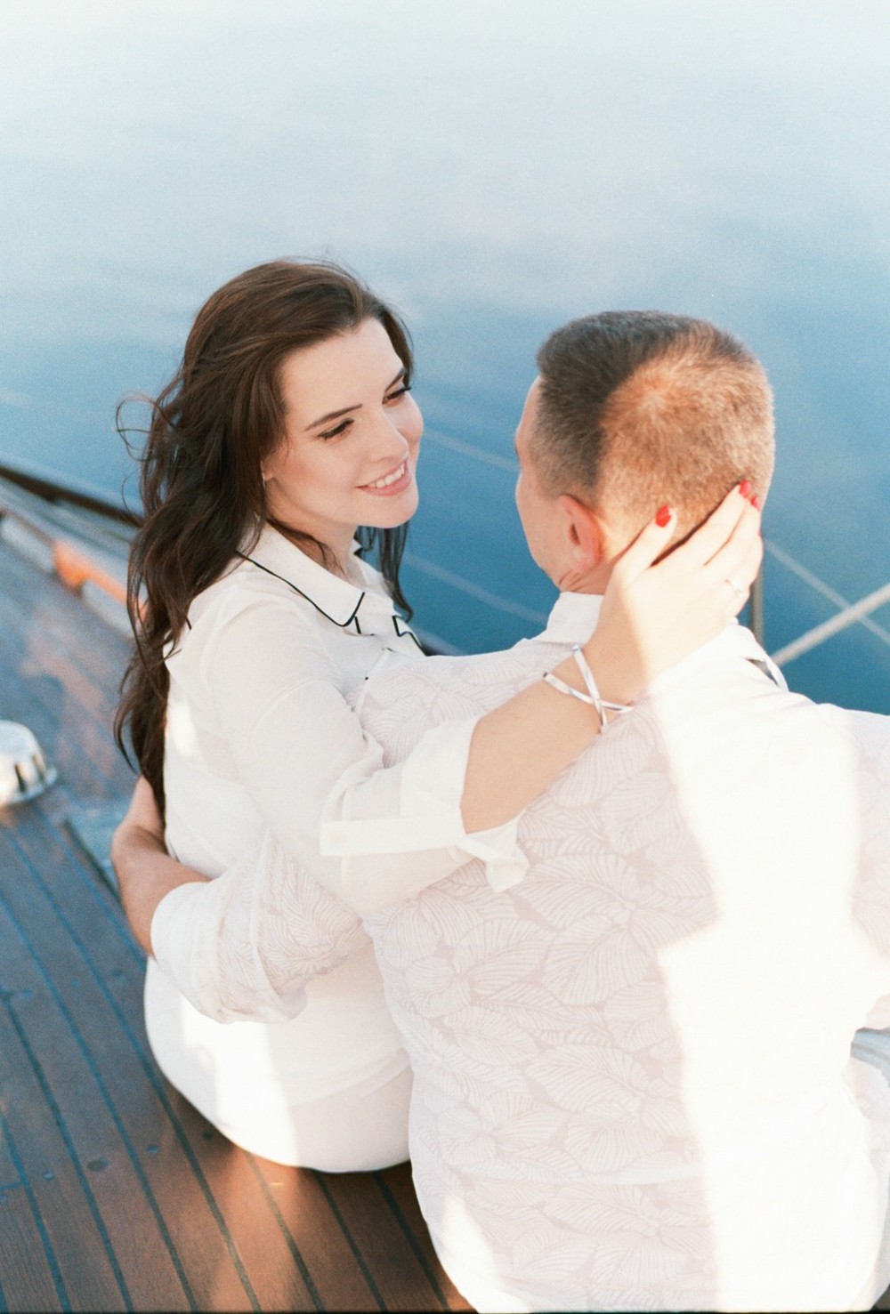 Yacht pregnancy photoshoot. Yana&Dima