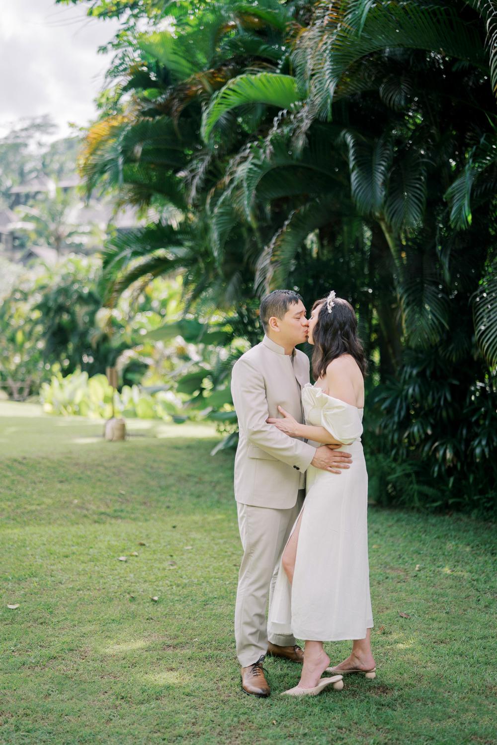 Vow renewal on Bali, Ubud