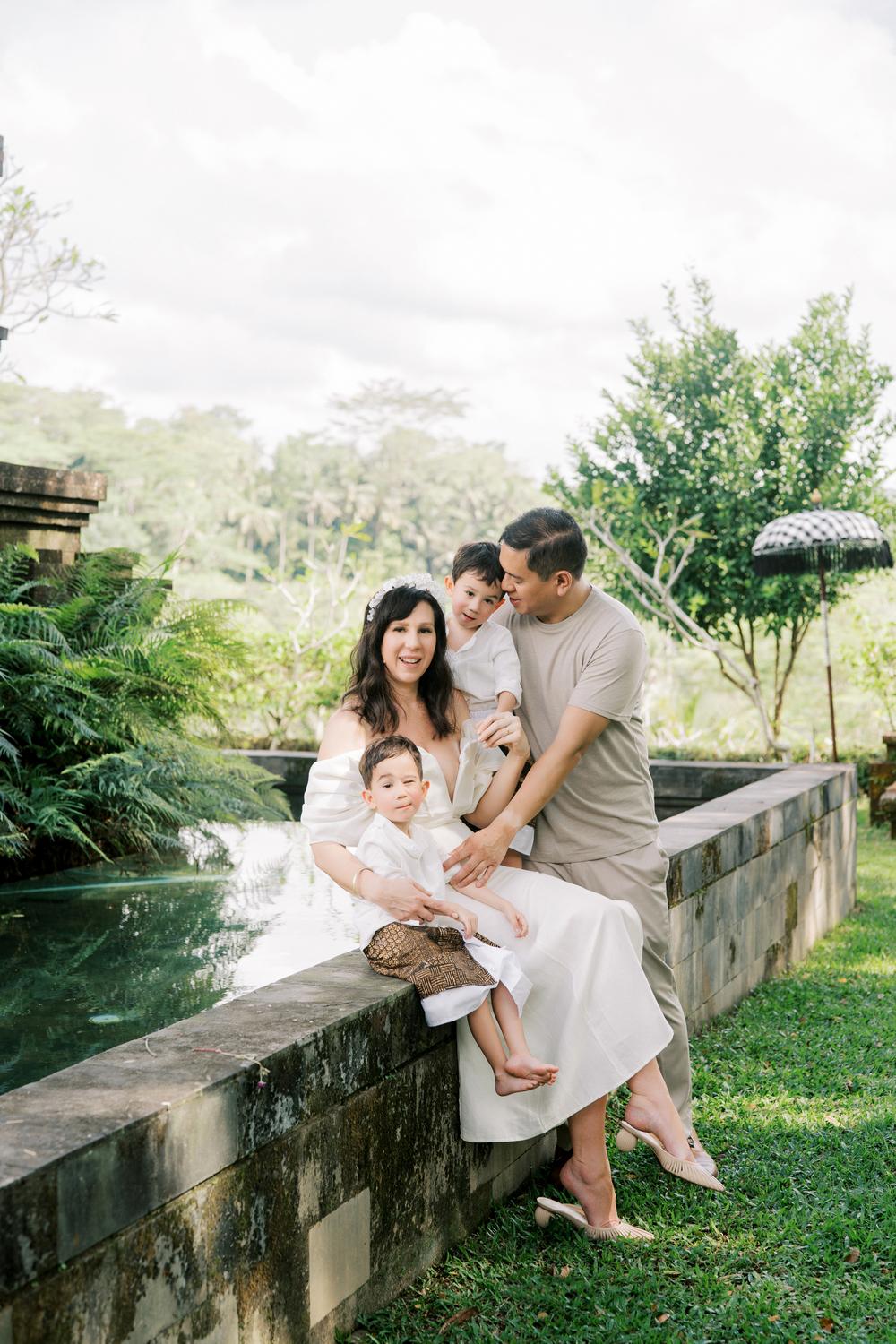 Vow renewal on Bali, Ubud