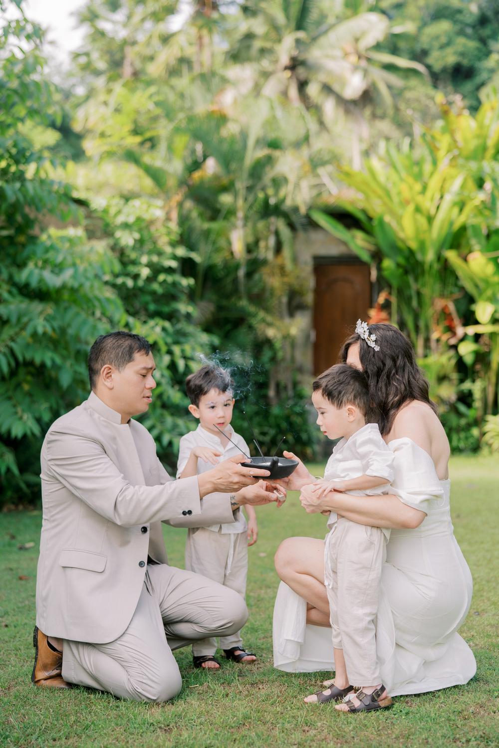 Vow renewal on Bali, Ubud