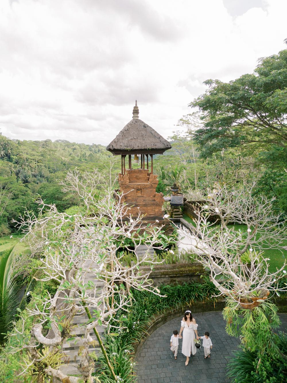 Vow renewal on Bali, Ubud