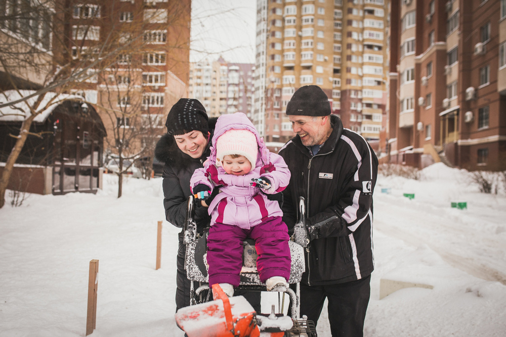 FAMILY - Зимняя прогулка с Вероникой