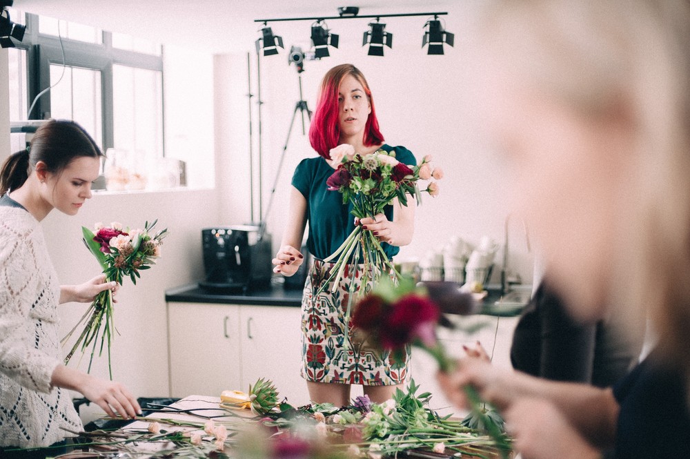 MOSCOWFLOWERSCHOOL МК на тему 