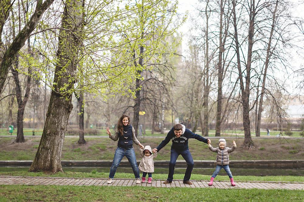 Ksenia and Maxim family