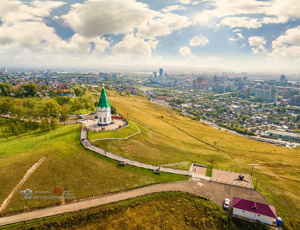 фото Красноярска с высоты квадрокоптер