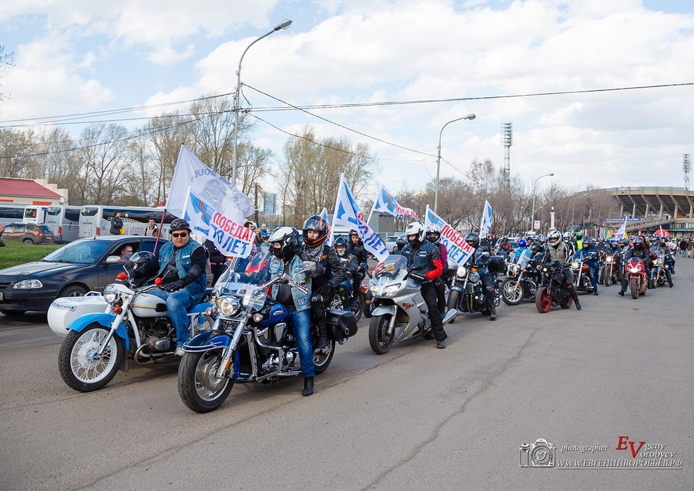 Фото репортаж с открытия байкерского сезона в Красноярске