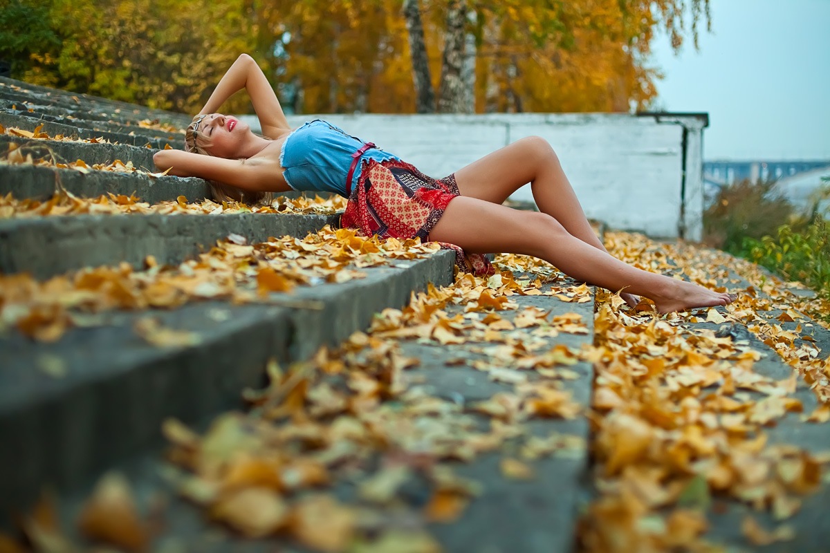 фото на природе фотосессия Красноярск осень