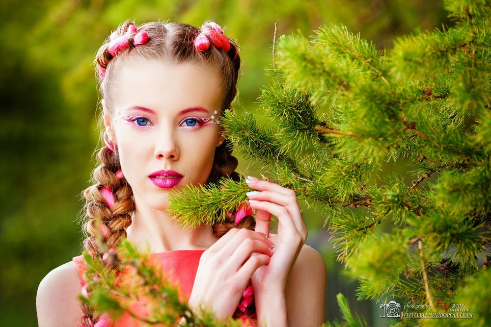 место идея для фотосесии на природе фотограф красноярск девушка портрет визажист макияж прическа