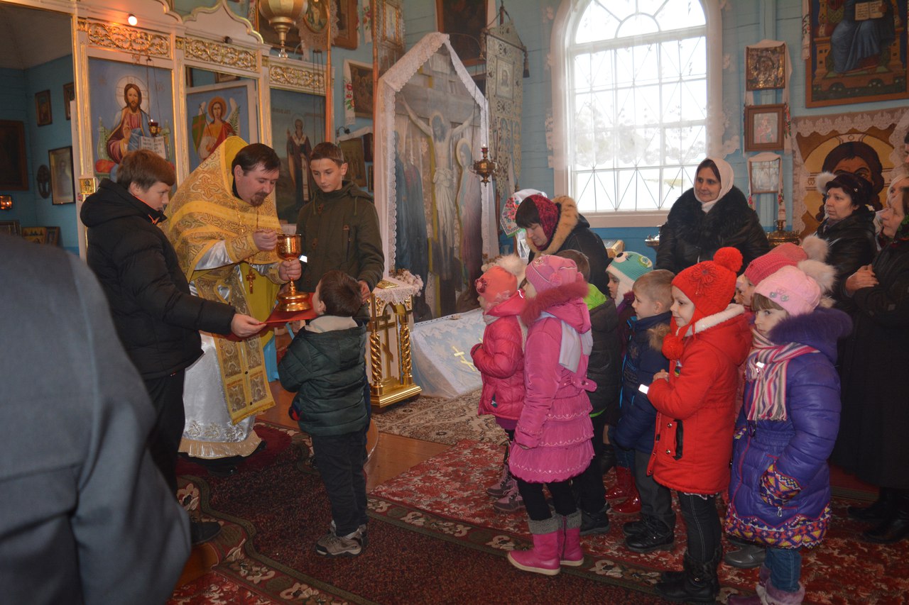 Первая исповедь в Церкви св Дионисия в Заостровечье