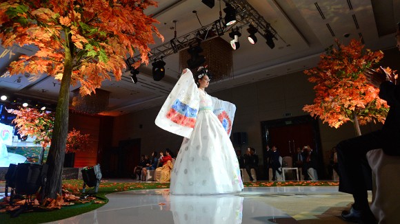 HANBOK FASHION SHOW. GAZPROMBANK WITH COMPANY DAELIM.