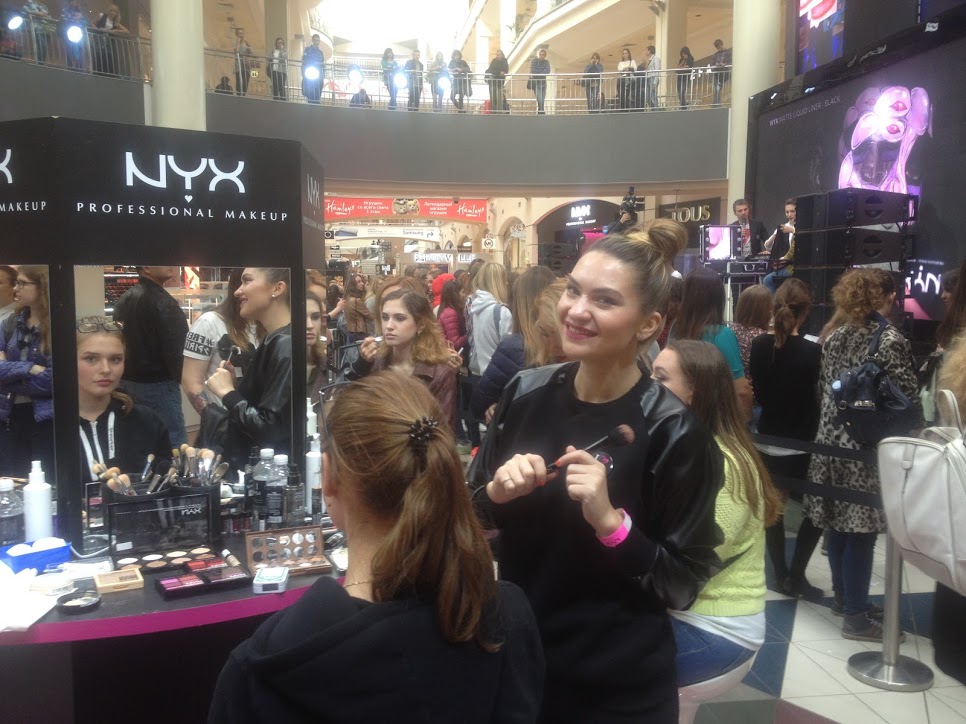 OPENING OF FLAGMAN SHOP NYX PROFESSIONAL MAKEUP IN BROADCASTING COMPANY 