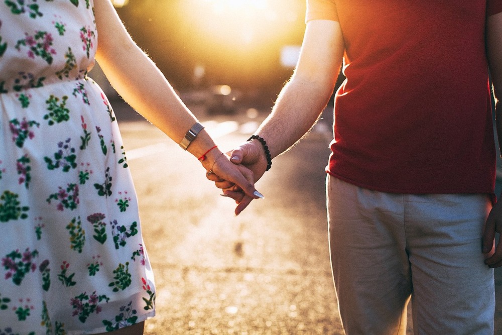 Sunset and love...