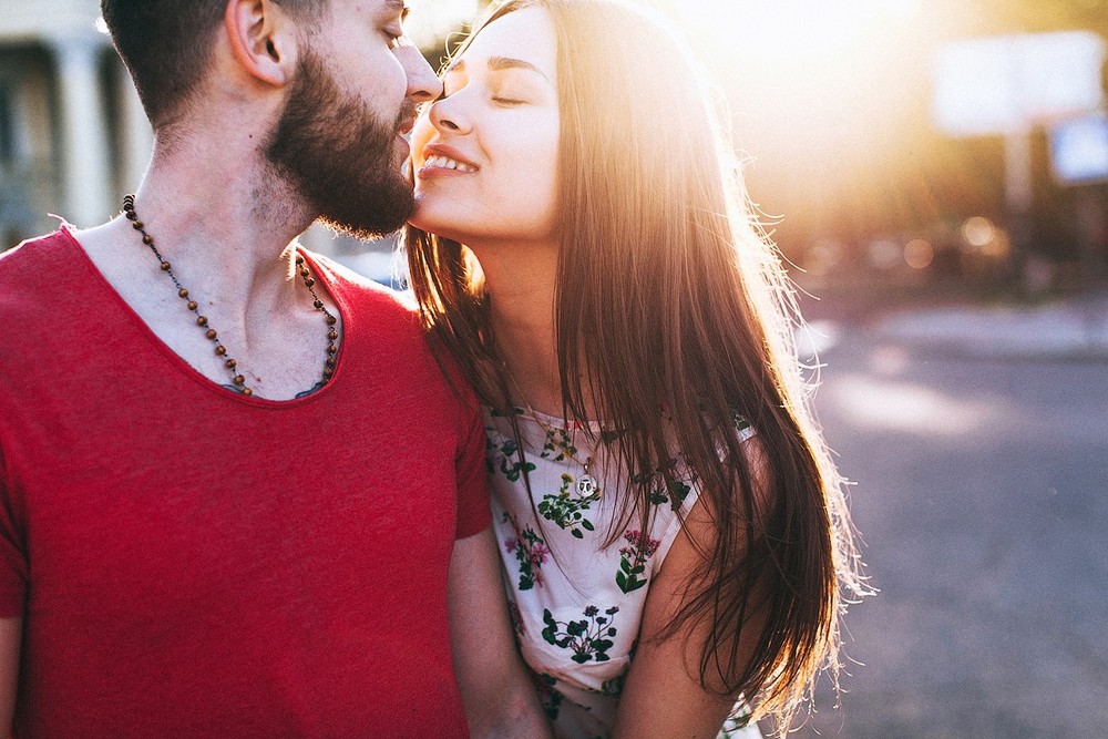 Sunset and love...