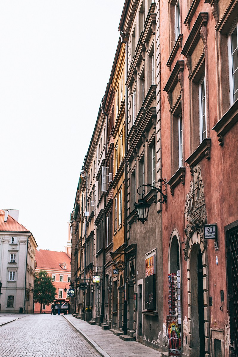 Walking streets of Warsaw