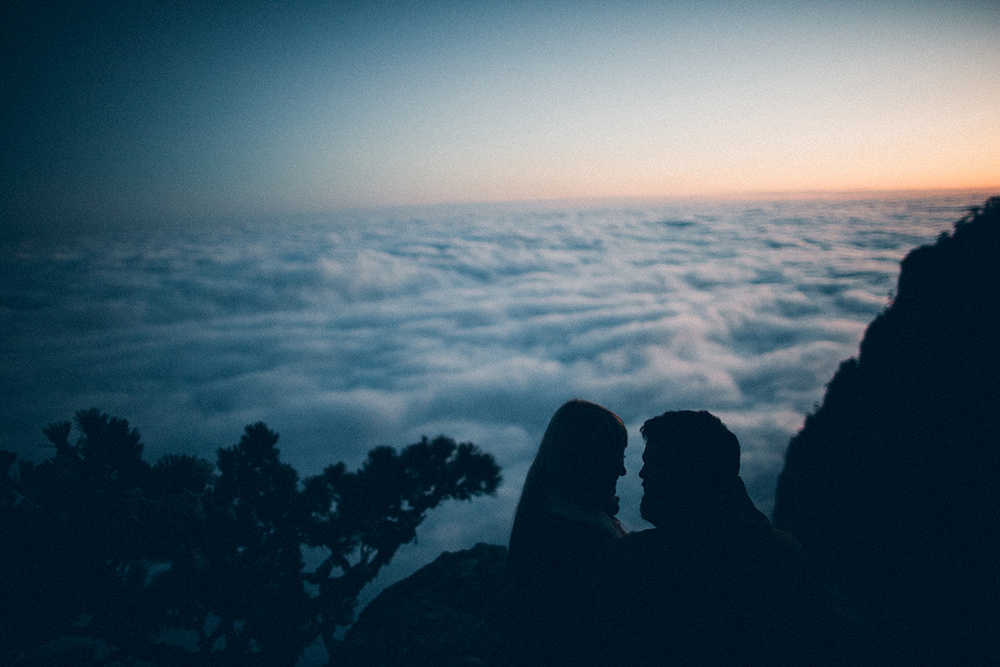 Walking above the clouds