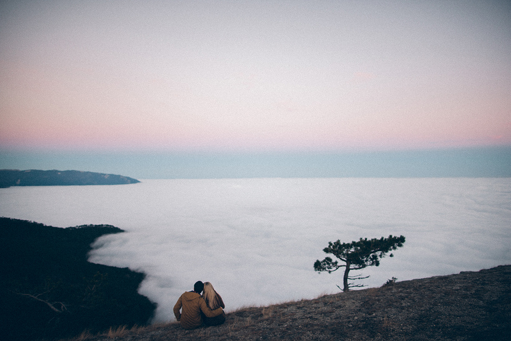 Walking above the clouds