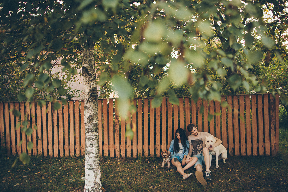 Alex & Liana and their pets