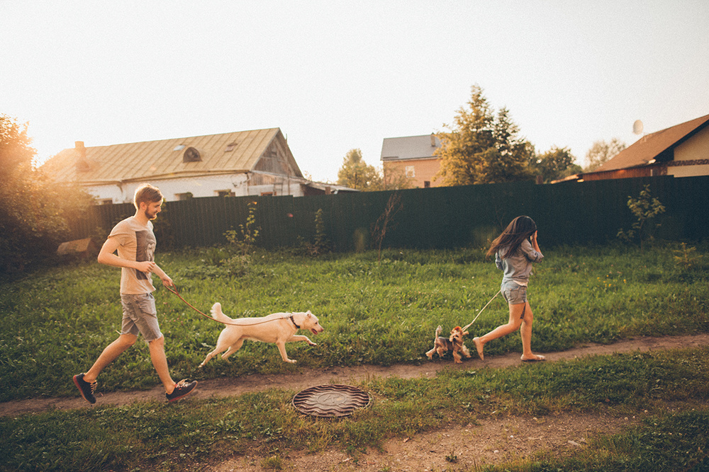 Alex & Liana and their pets