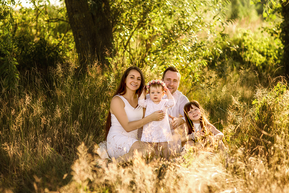 Семейные фотосессии - Катя, Яночка, Варвара и папуля