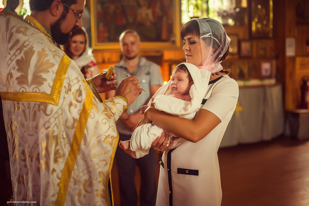 Фотосъемка крещения - Крещение Софии