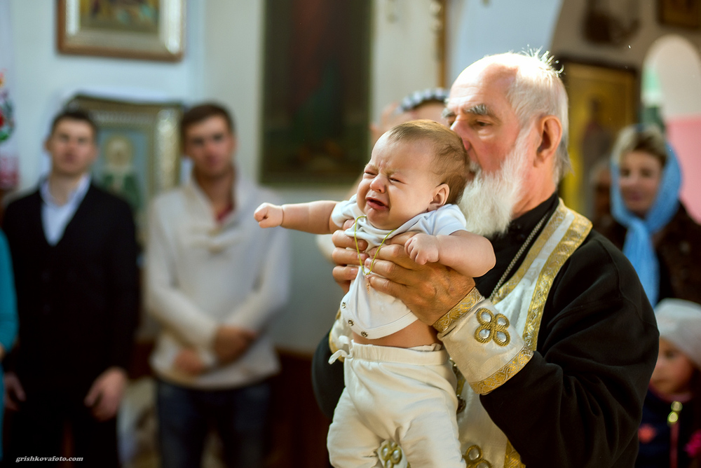 Фотосъемка крещения - Крещение Алексея