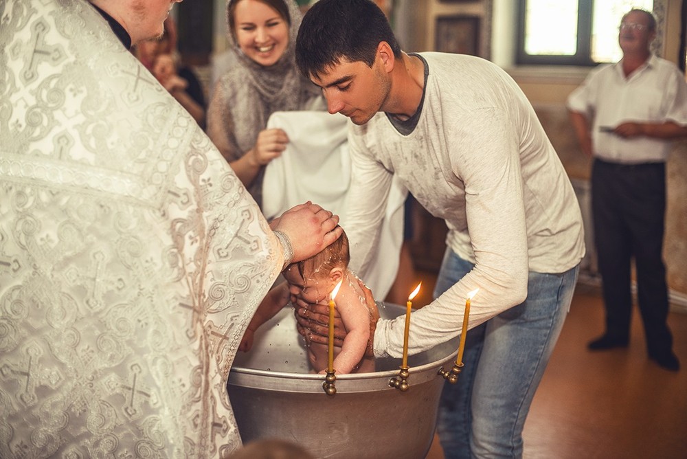 Фотосъемка крещения - Крещение, май, 2018