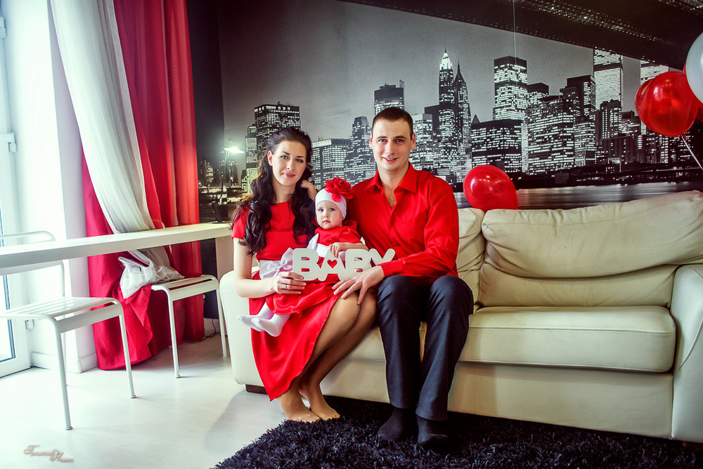 Семейные фотосессии - София и ее семья, март 2015