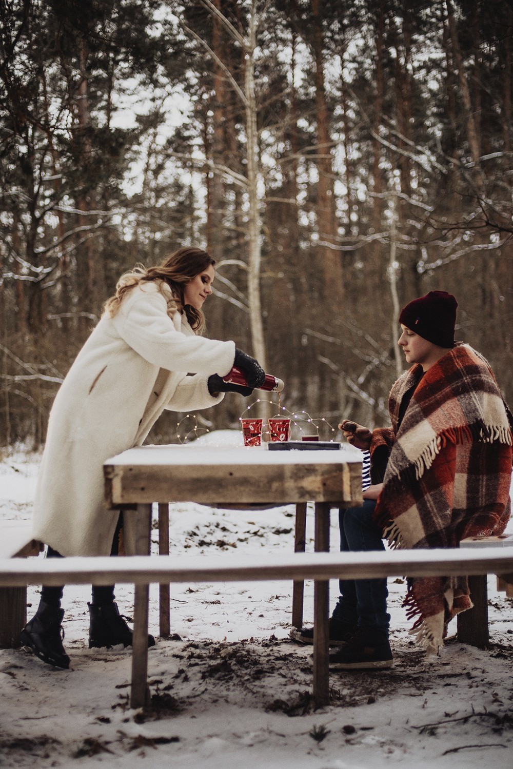 Свадебная фотосъемка и лав стори - Снежная lovestory